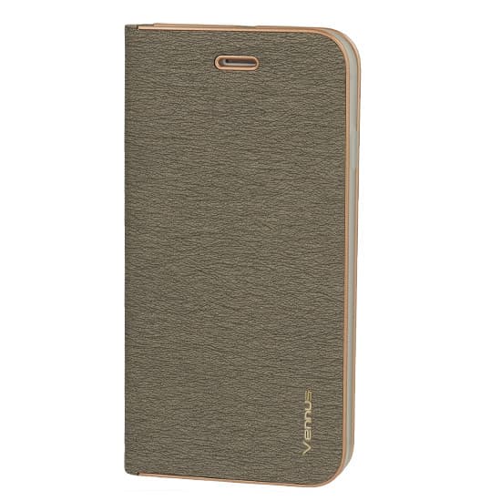 Pouzdro Vennus Book s rámečkem pro Iphone 11 Pro šedé - náhled 1