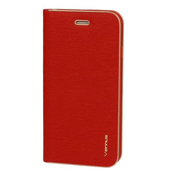 Pouzdro Vennus Book s rámečkem pro Xiaomi Redmi Note 12 5G/Poco X5 červené - náhled 1