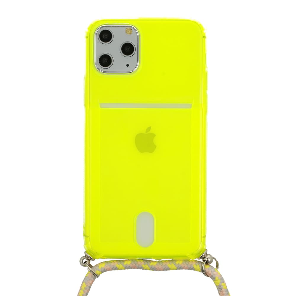 Pouzdro STRAP Fluo pro Iphone 12/12 Pro Lime - náhled 1