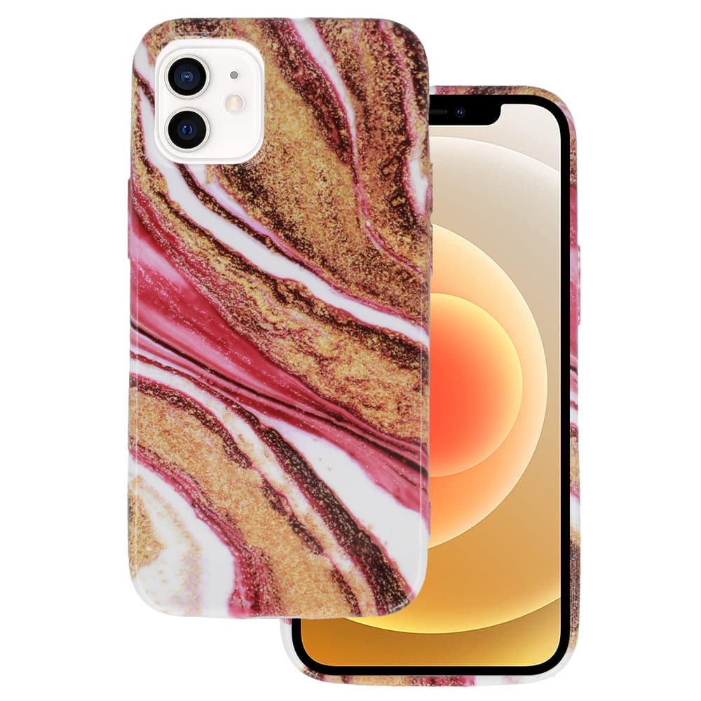 Mramorové pouzdro na Iphone 12 Mini Design 8 - náhled 1