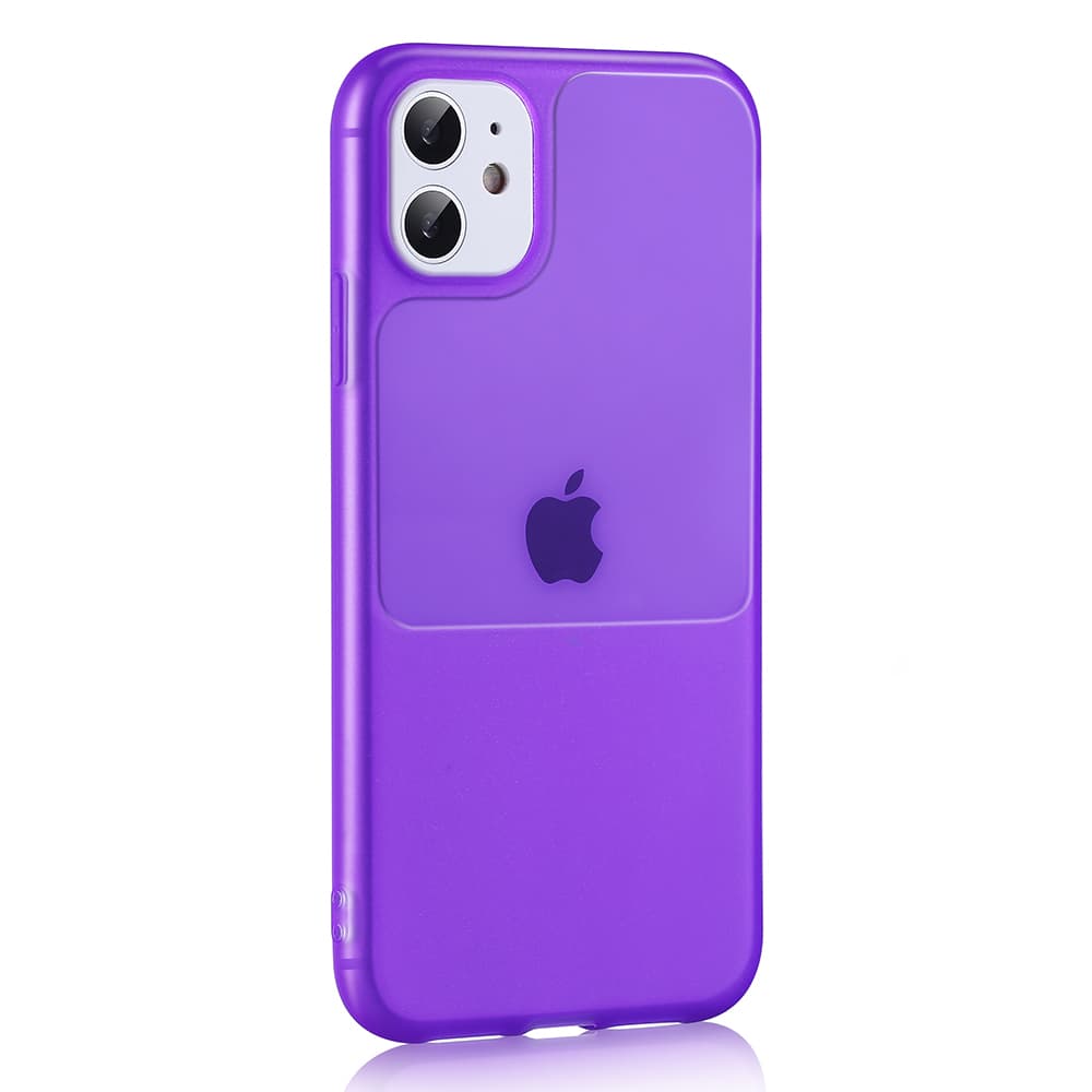 Pouzdro TEL PROTECT s okénkem pro Iphone 11 Pro Purple - náhled 1