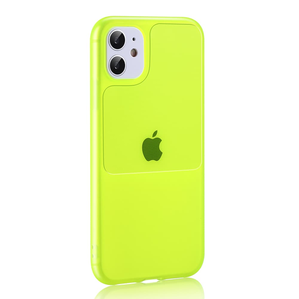 Pouzdro TEL PROTECT s okénkem pro Iphone 12 Mini Lime - náhled 1