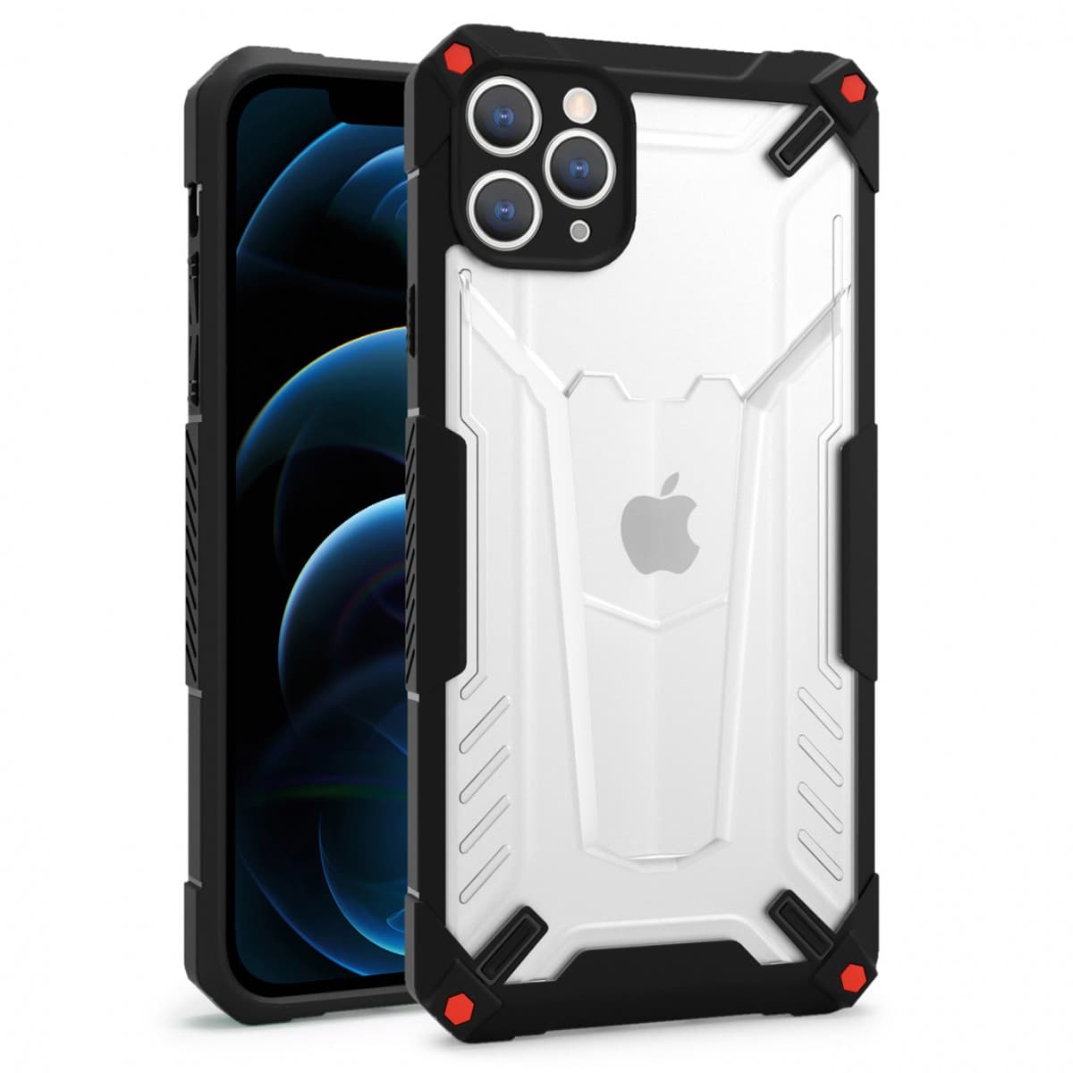 Hybridní pouzdro Tel Protect pro Iphone 12 Pro Max Black - náhled 1