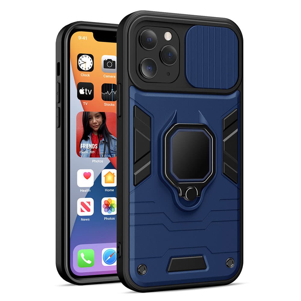Pouzdro Ring Lens pro Iphone 11 Pro Navy - náhled 1