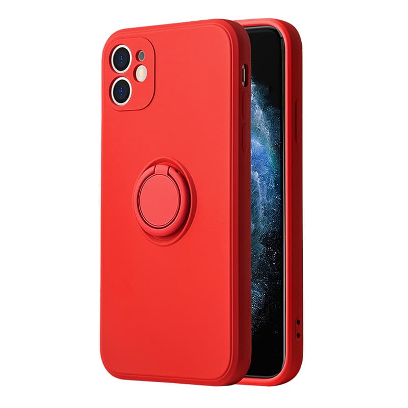 Kryt Vennus s prstýnkem pro Iphone 13 Mini červený - náhled 1