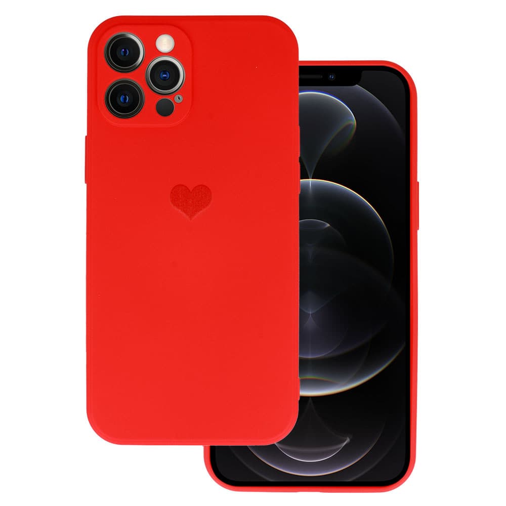 Vennus Silikonové pouzdro se srdcem pro Iphone 11 Pro design 1 červené - náhled 1