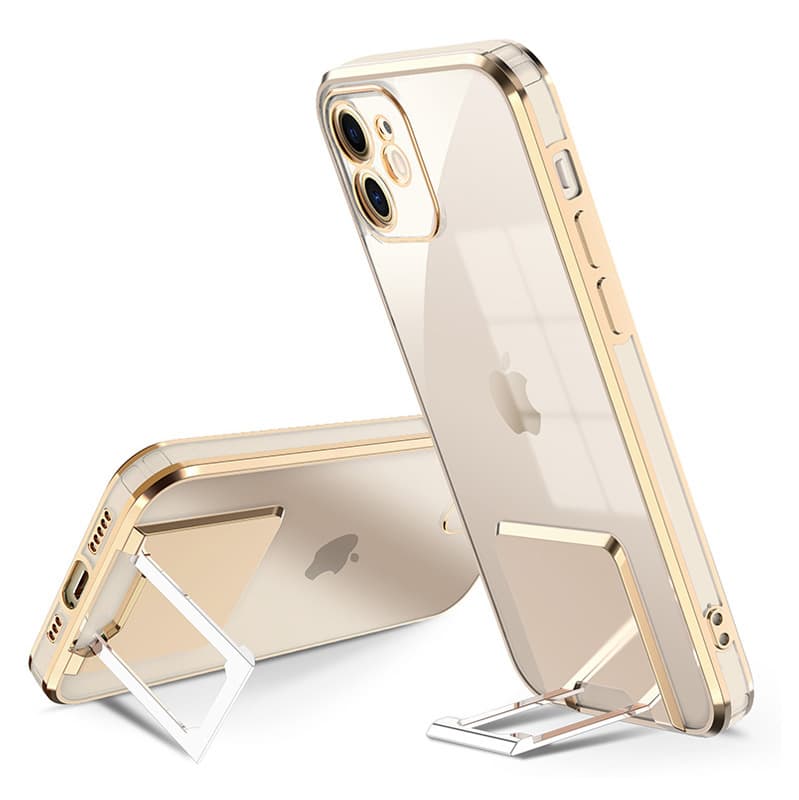 Kvalitní pouzdro Tel Protect Kickstand pro Iphone 11 Pro Gold - náhled 1