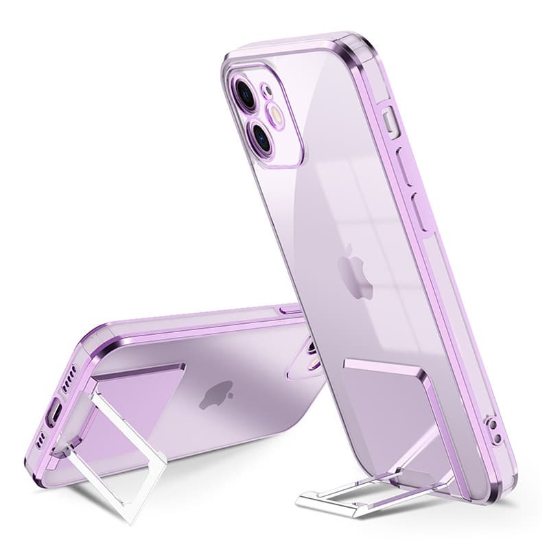 Kvalitní pouzdro Tel Protect Kickstand pro Iphone 13 Pro Max Purple - náhled 1