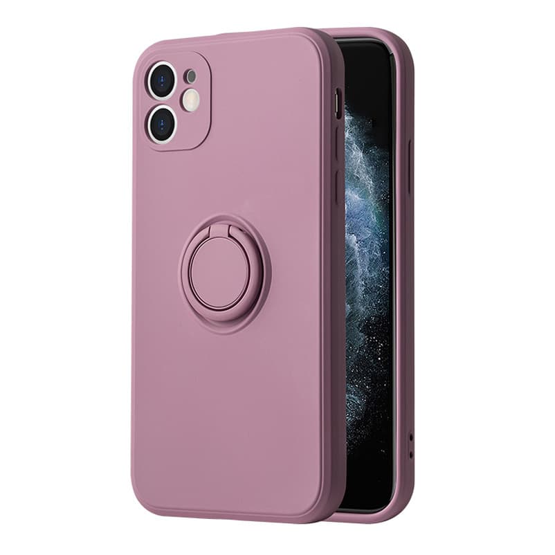Kryt Vennus s prstýnkem pro Xiaomi 12 fialový - náhled 1