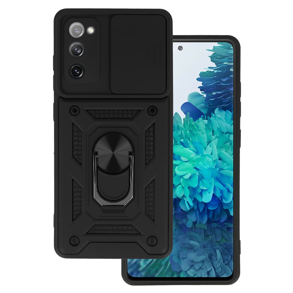 Slide Camera Armor Case pro Samsung Galaxy S20 FE/Lite Black - náhled 1