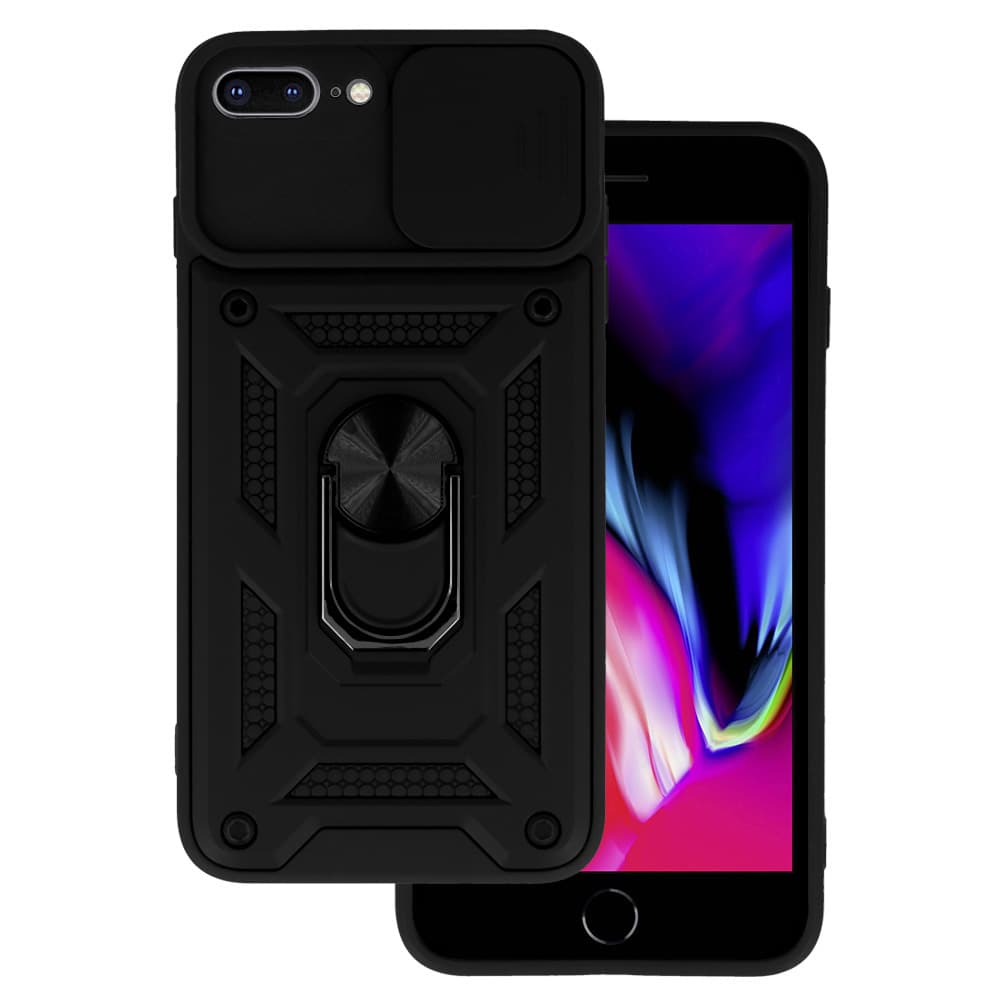 Ultra odolný zadní kryt Armor Lens pro iPhone 7 Plus-8 Plus černý - náhled 1