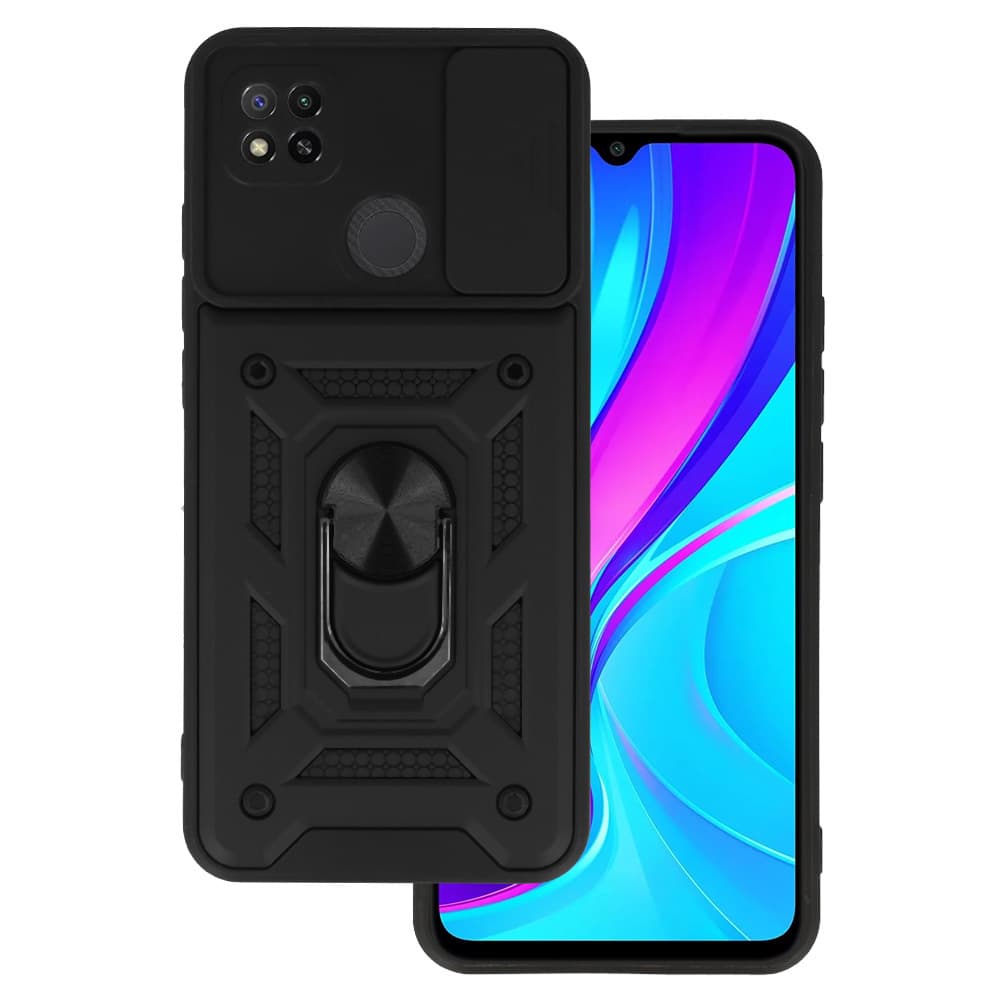 Ultra odolný zadní kryt Armor Lens pro Xiaomi Redmi 9C černý - náhled 1