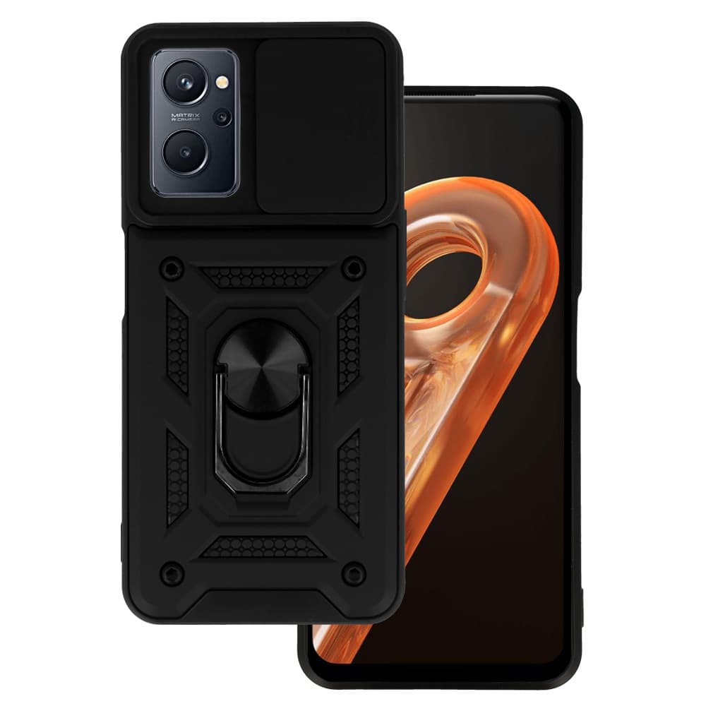 Slide Camera Armor Case pro Realme 9i Black - náhled 1