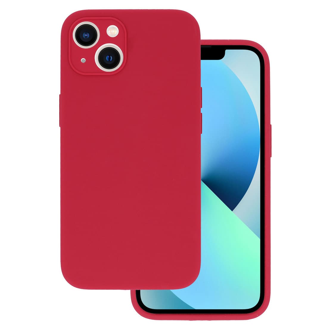 Pouzdro Vennus Silicone Lite pro Iphone 14 Plus malinové