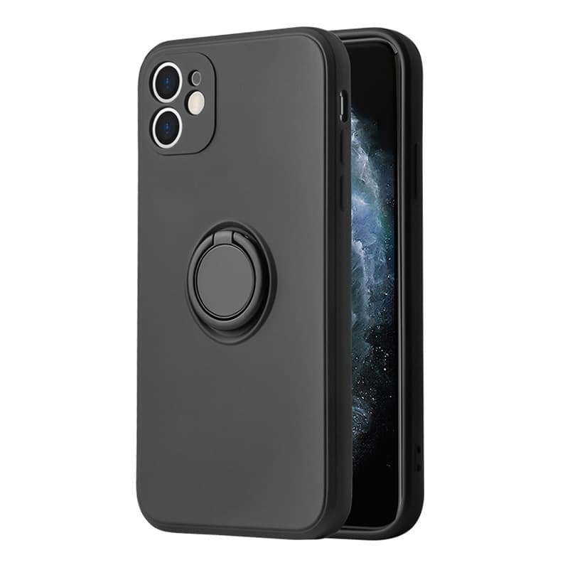 Kryt Vennus s prstýnkem pro Iphone 14 Plus černý - náhled 1