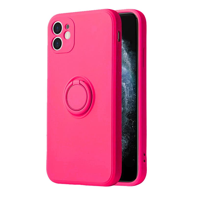 Kryt Vennus s prstýnkem pro Iphone 14 Plus růžový - náhled 1