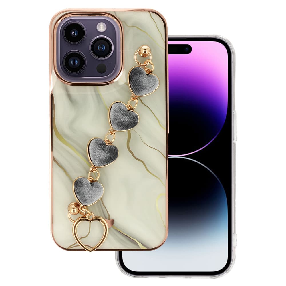 Trendové pouzdro pro Iphone 14 Plus design 1 bílé - náhled 1