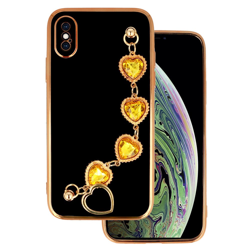 Trendové pouzdro pro Iphone X/XS design 2 černé - náhled 1