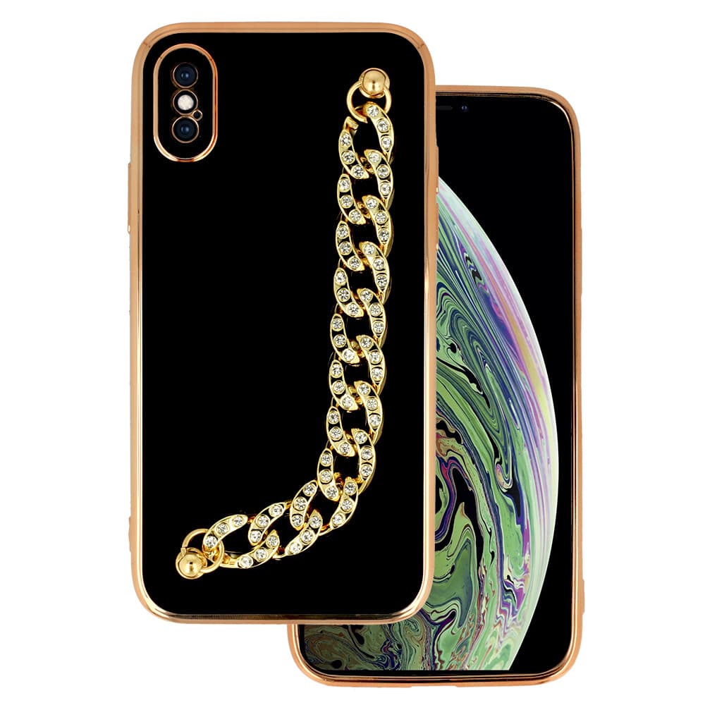 Trendové pouzdro pro Iphone X/XS design 4 černé - náhled 1