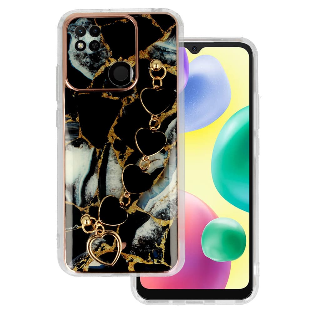 Trendové pouzdro pro Xiaomi Redmi 10A design 1 černé - náhled 1