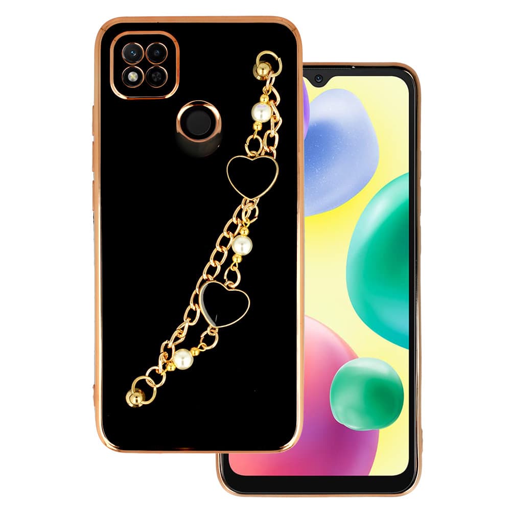 Trendové pouzdro pro Xiaomi Redmi 10A design 3 černé - náhled 1