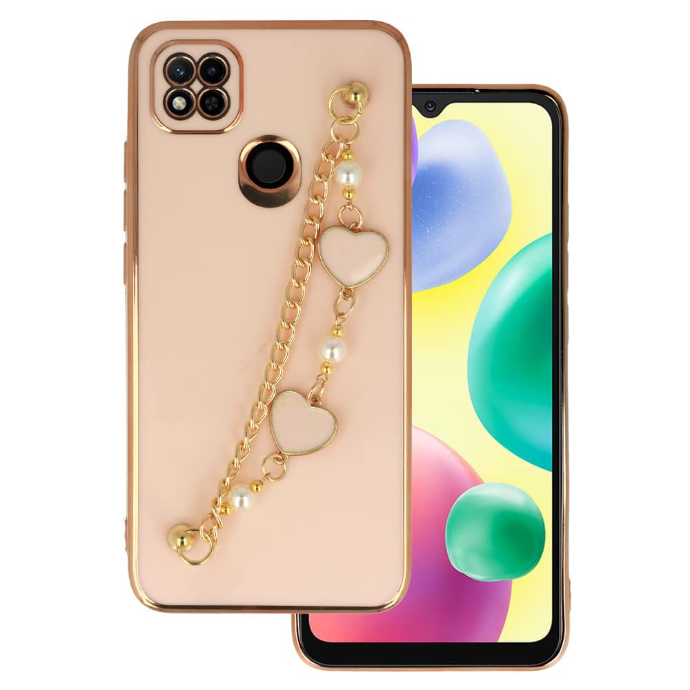 Trendové pouzdro pro Xiaomi Redmi 10A design 3 light pink - náhled 1