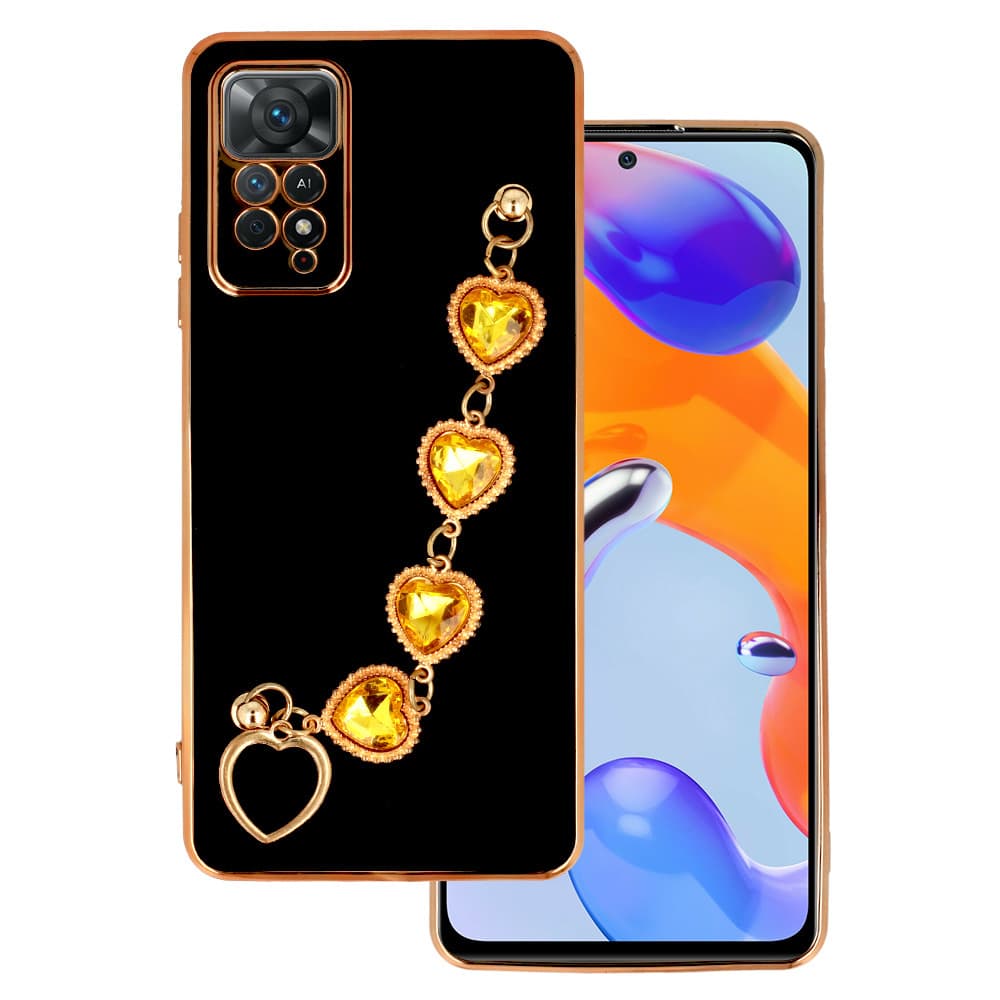 Trendové pouzdro pro Xiaomi Redmi Note 11 Pro/Note 11 Pro 5G design 2 černé - náhled 1