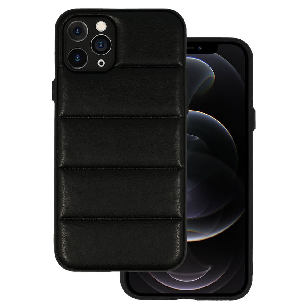 Kožené 3D pouzdro pro Iphone 11 Pro design 2 černé - náhled 1