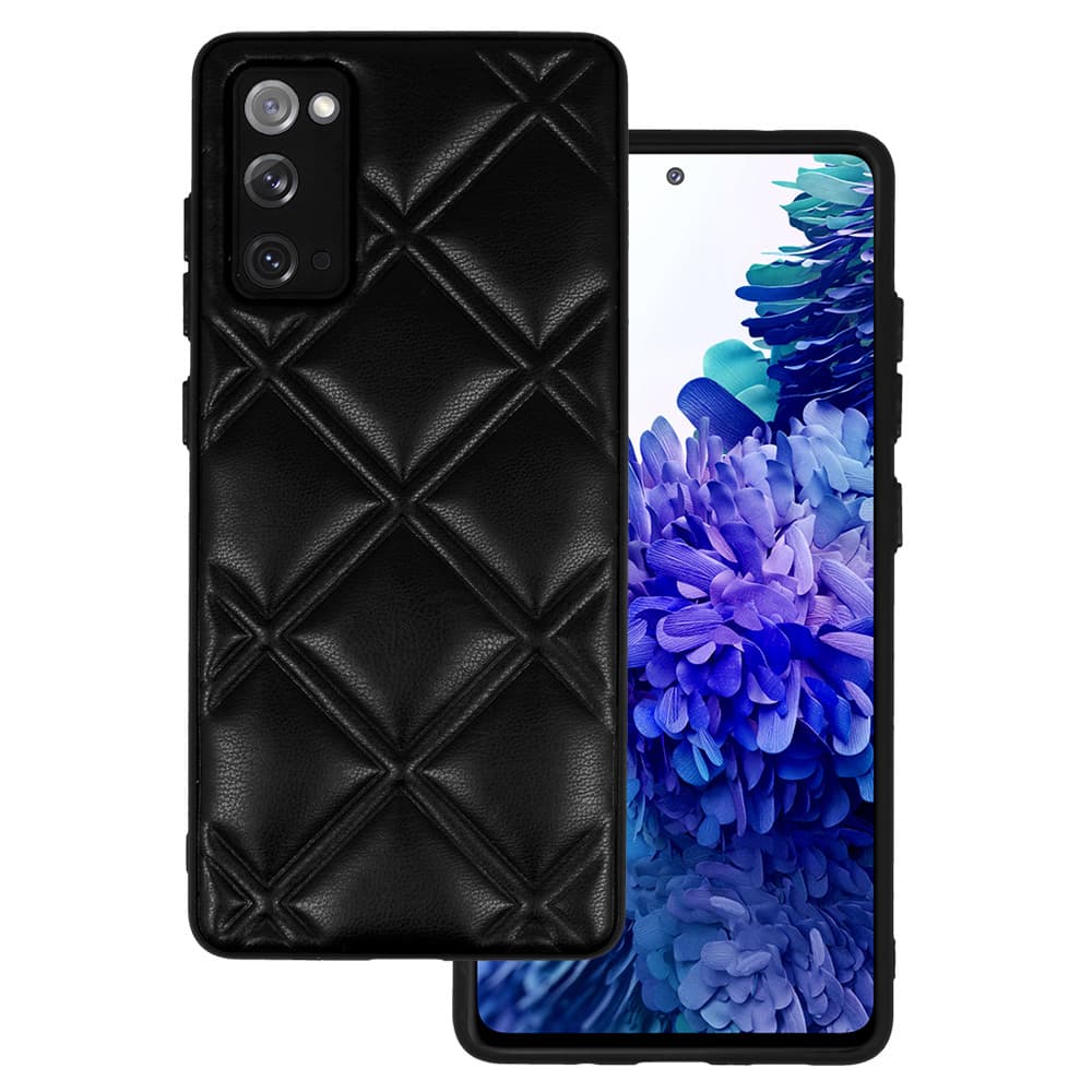 Kožené 3D pouzdro pro Samsung Galaxy S20 FE/Lite design 3 černé - náhled 1