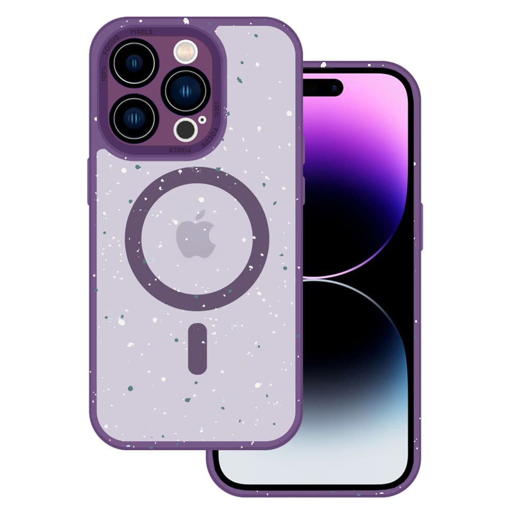 Tel Protect Magnetic Splash Frosted Case pro Iphone 11 Pro Purple - náhled 1