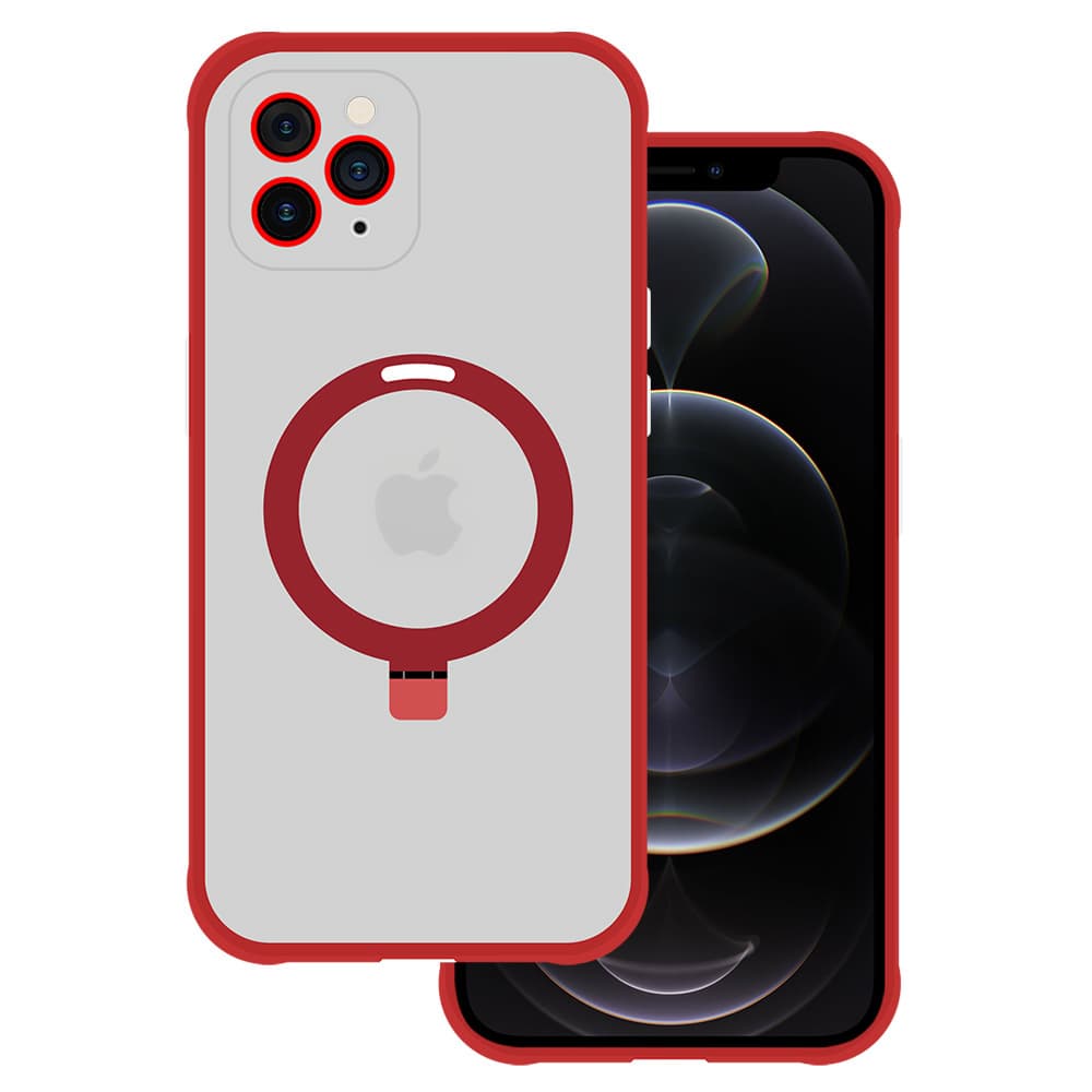 Tel Protect Magical Magsafe Stand Case pro Iphone 11 Pro Max červený - náhled 1