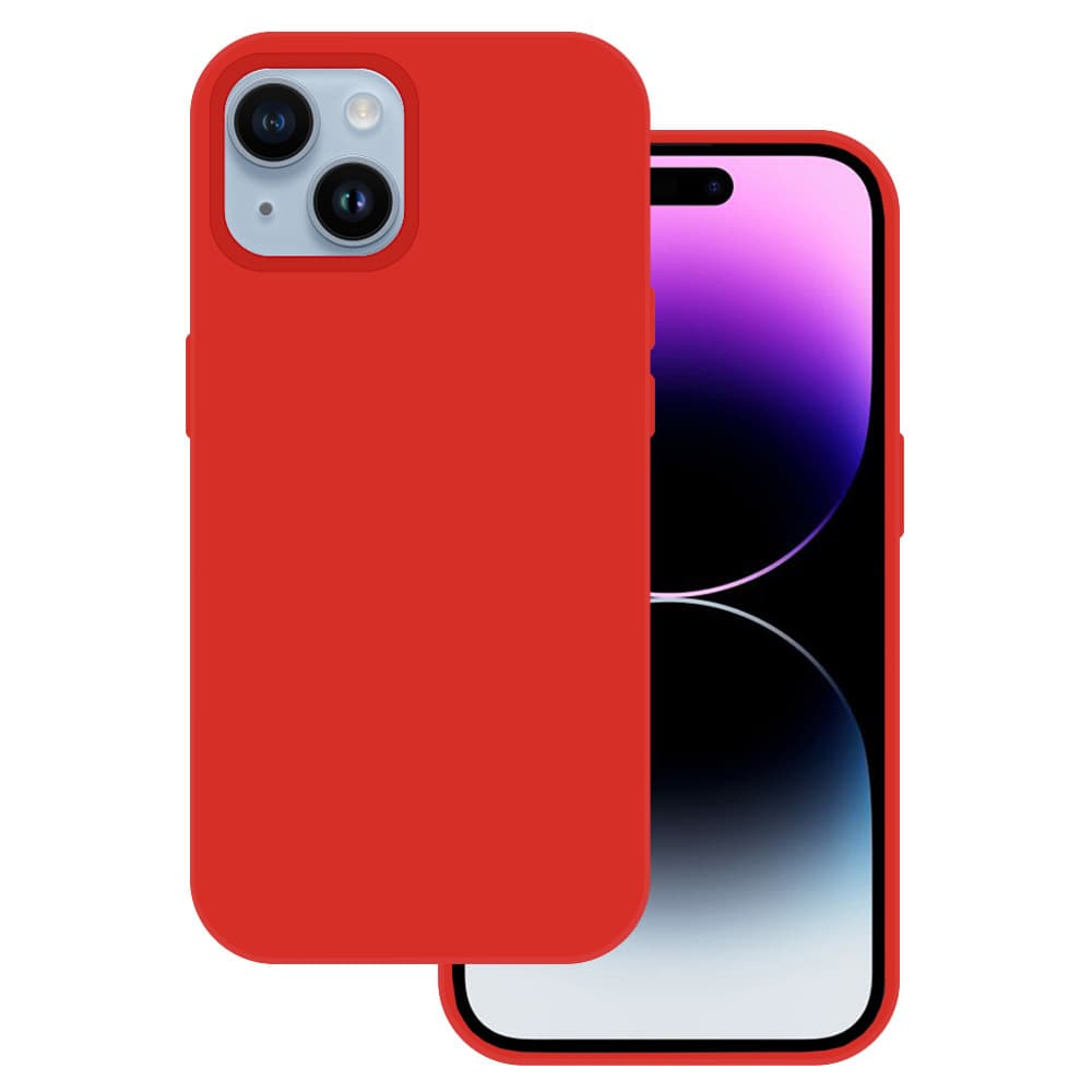 Tel Protect Silicone Premium pro Iphone 15 Plus červený - náhled 1