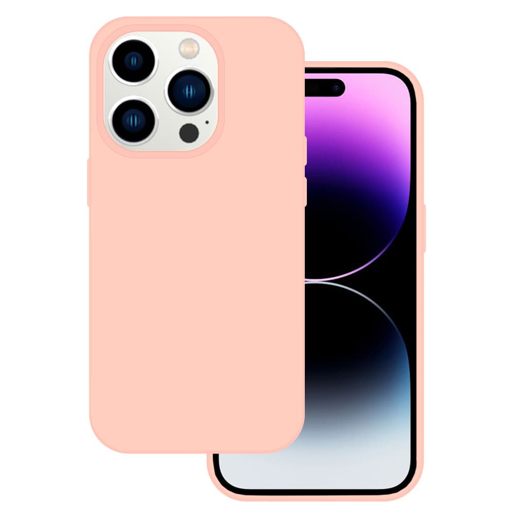 Tel Protect Silicone Premium pro Iphone 15 Pro light pink - náhled 1