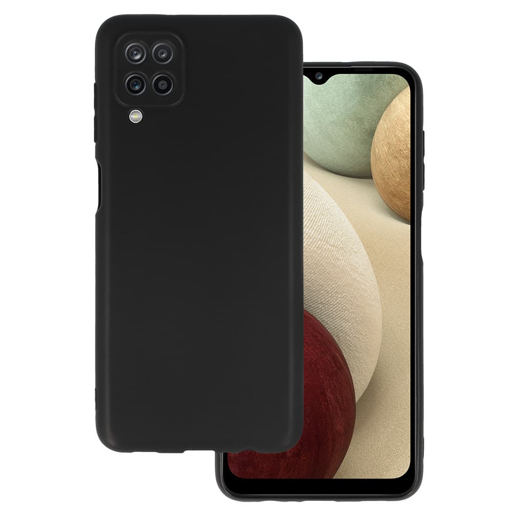 Zadní kryt MATT pro SAMSUNG GALAXY A12 Black - náhled 1
