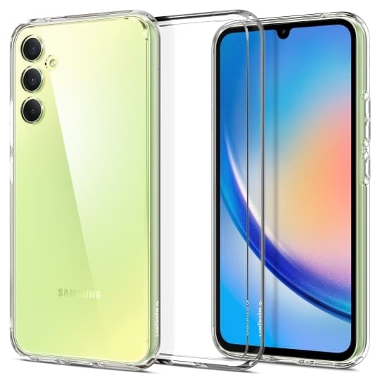 Pouzdro SPIGEN Ultra Hybrid ACS05904 pro Samsung Galaxy A34 5G - Crystal Clear - náhled 1