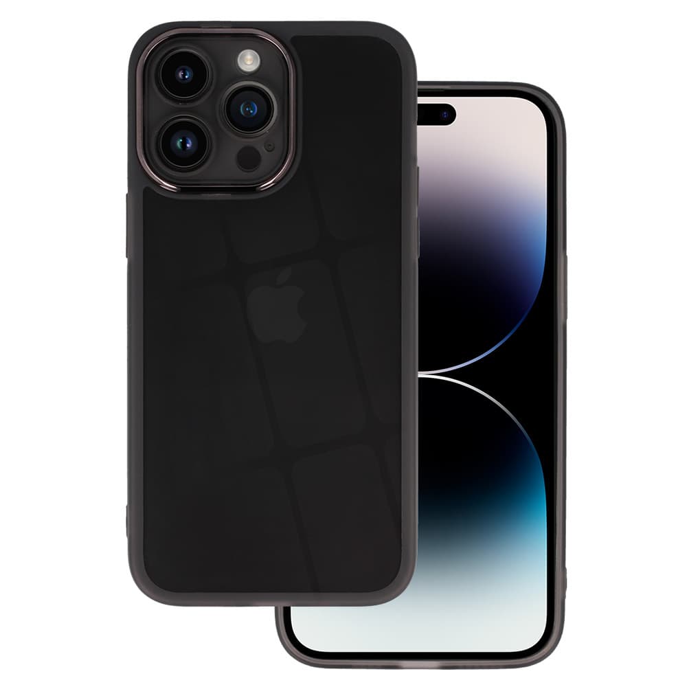 Ochranné pouzdro Lens Case pro Iphone 14 černé čiré - náhled 1
