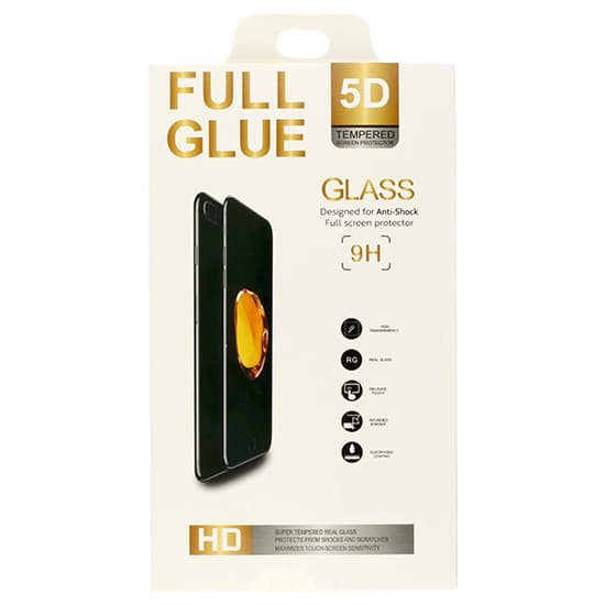 Tvrzené sklo Full Glue 5D pro IPHONE X - XS BLACK - náhled 1