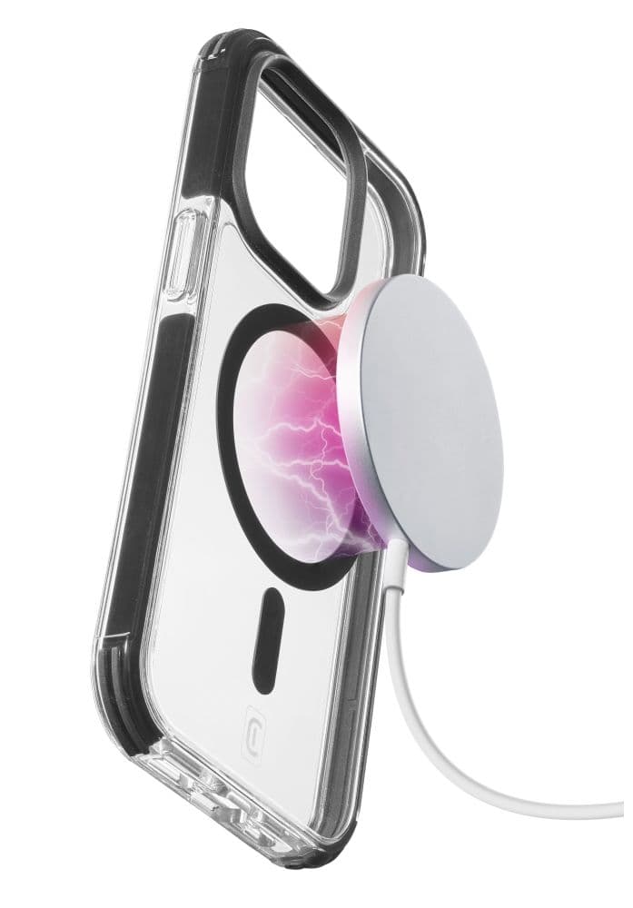 Ochranný kryt Cellularline Tetra Force Strong Guard Mag s podporou Magsafe pro Apple iPhone 15, transparentní - náhled 1
