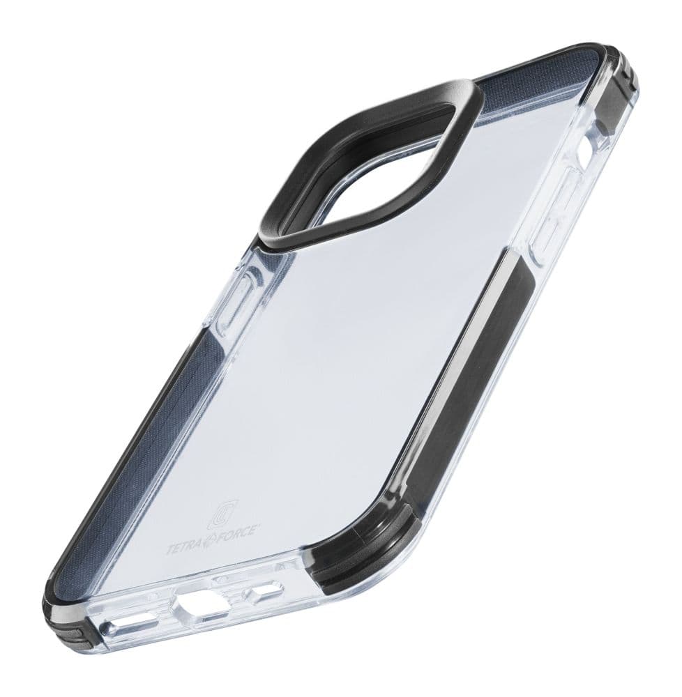 Ultra ochranné pouzdro Cellularline Tetra Force Shock-Twist pro Apple iPhone 15, 2 stupně ochrany, transparentní - náhled 1