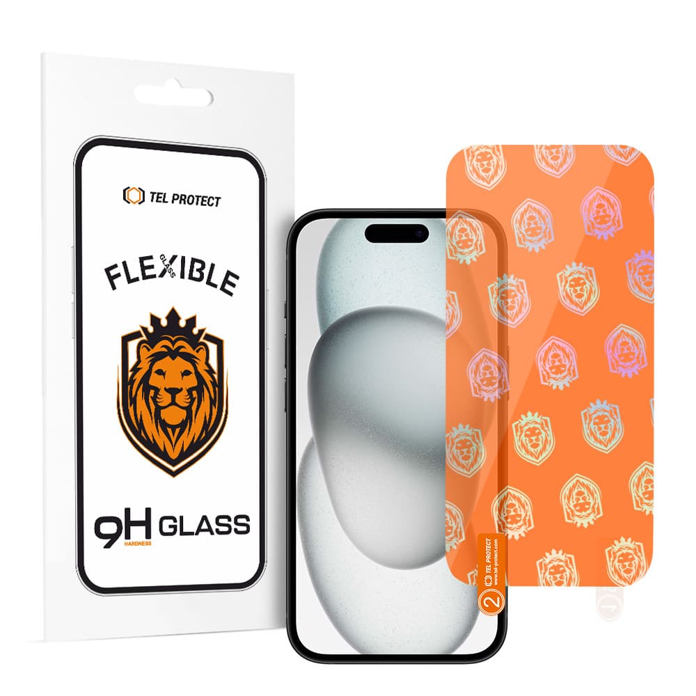 Tel Protect Best Flexible Hybrid Glass pro IPHONE 15 - 15 PRO - náhled 1