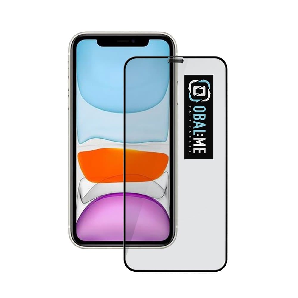 Obal:Me 5D Tvrzené Sklo pro Apple iPhone 11/XR Black - náhled 1