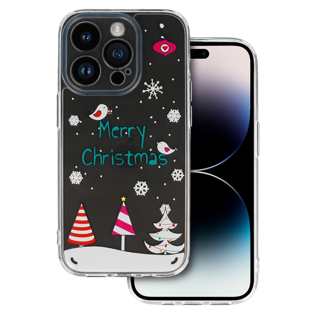 Zadní kryt TEL PROTECT Christmas Clear Iphone 13 Pro Design 4 - náhled 1