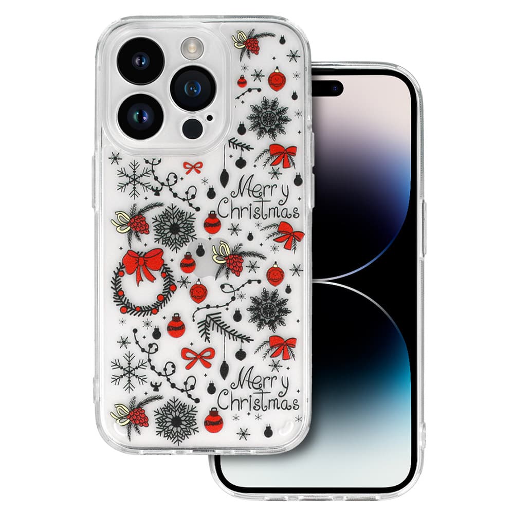Zadní kryt TEL PROTECT Christmas Clear pro Iphone 13 Pro Max Design 5 - náhled 1
