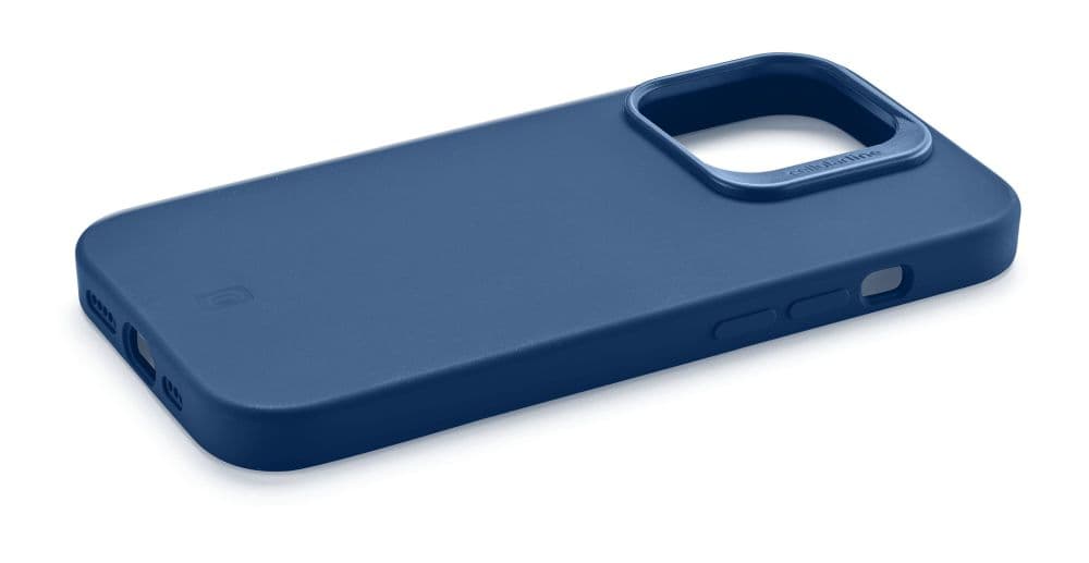 Ochranný silikonový kryt Cellularline Sensation Plus pro Apple iPhone 15, modrý - náhled 1