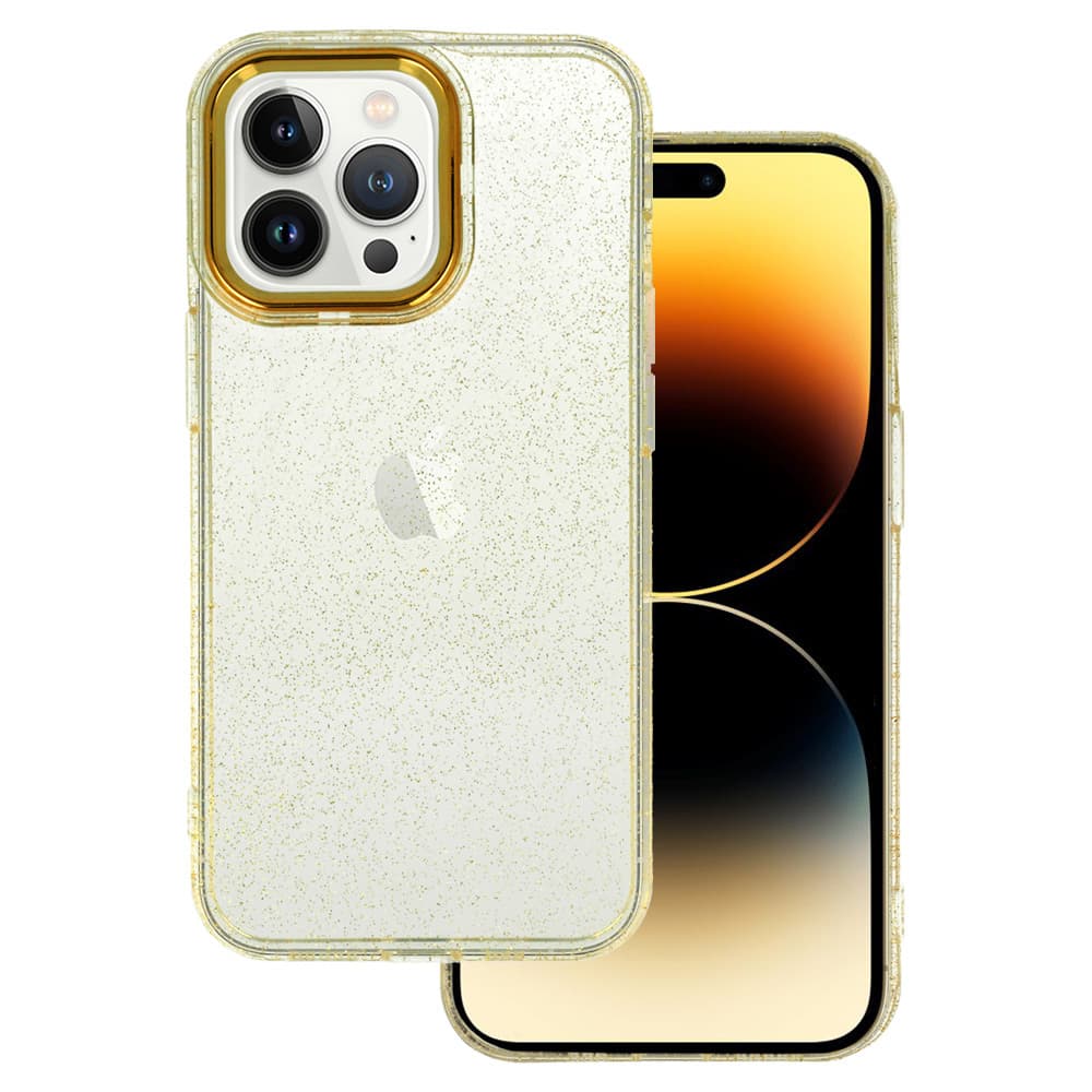 Tel Protect Gold Glitter Case pro Iphone 12 Pro Max zlatý - náhled 1
