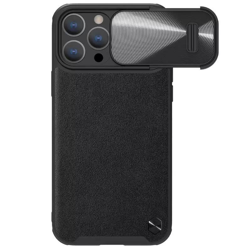 Nillkin CamShield S Kožené pouzdro pro Iphone 14 Pro černé - náhled 1