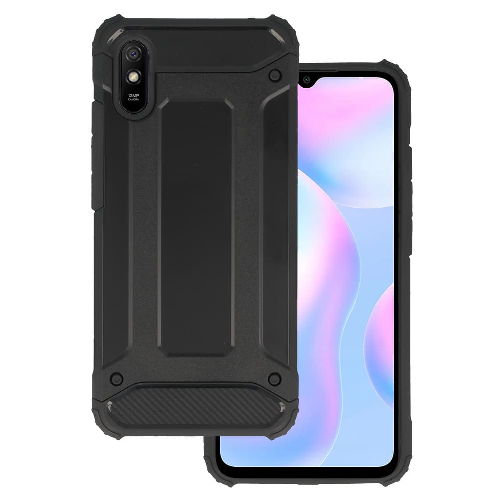 Pouzdro Armor Carbon pro Xiaomi Redmi 9a Black