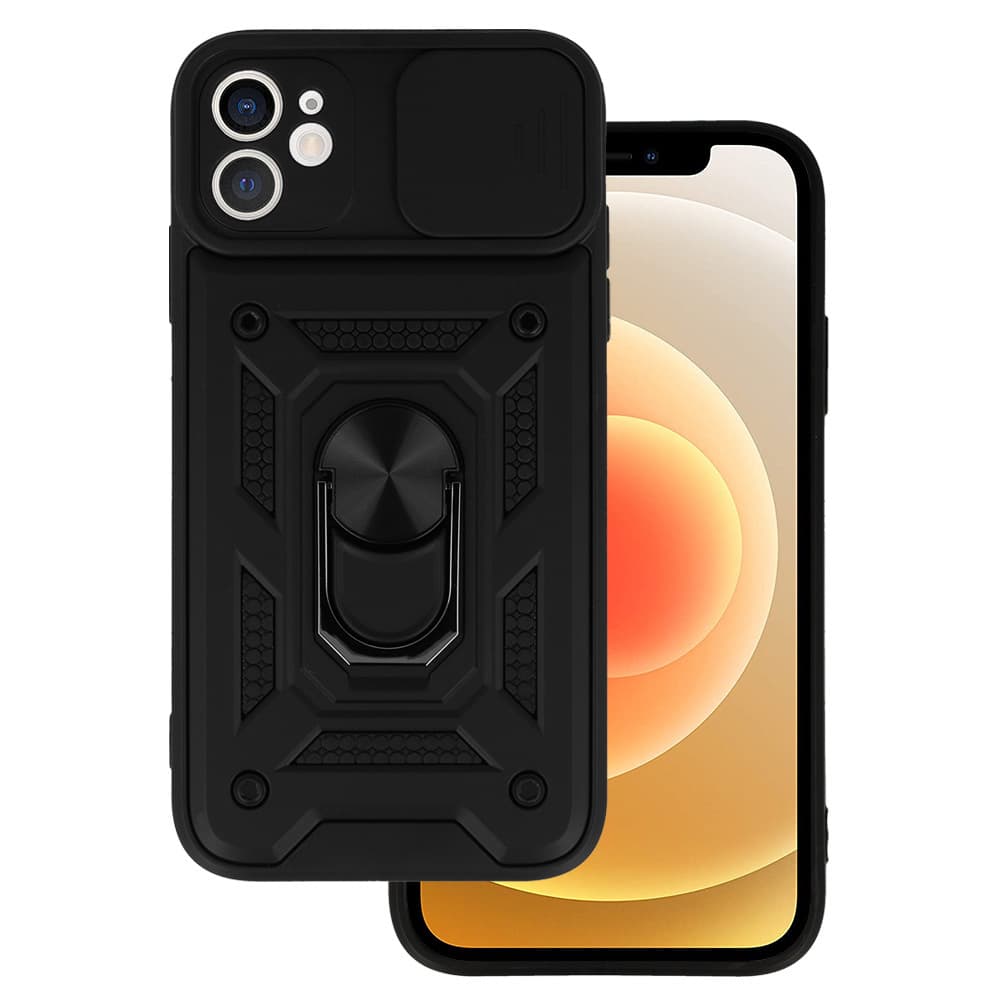 Slide Camera Armor Case pro Iphone 12 Black - náhled 1