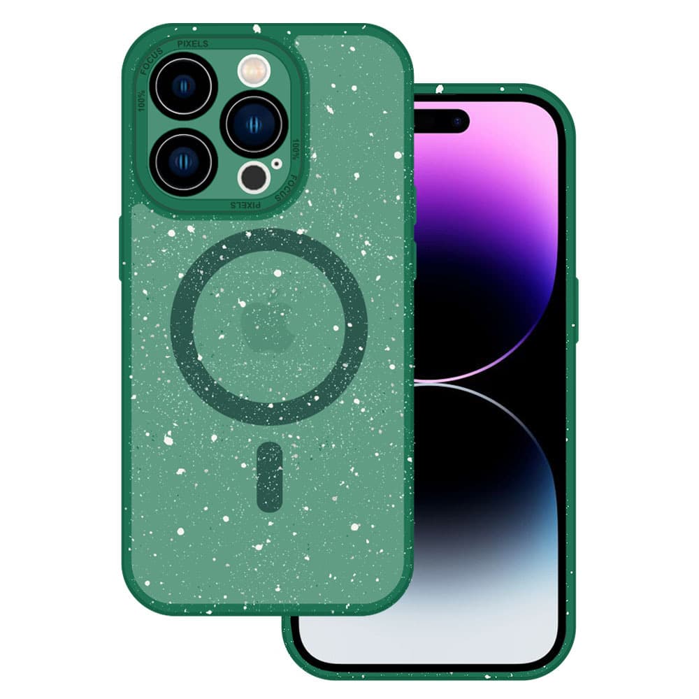 Tel Protect Magnetic Splash Frosted Case pro Iphone 14 Green - náhled 1