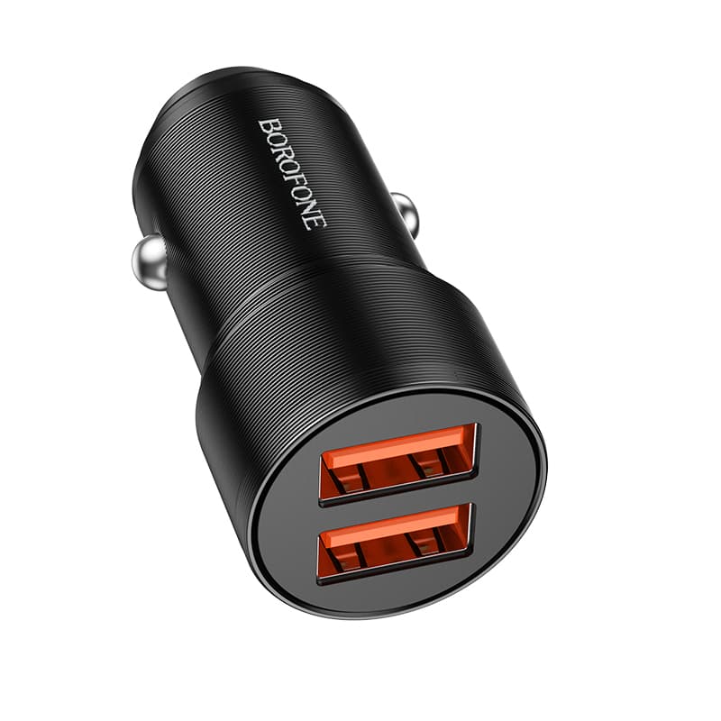 Adaptér do auta Borofone BZ19 Dual 12W černý - náhled 1